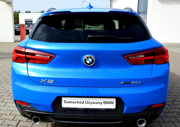BMW X2 cena 119900 przebieg: 57933, rok produkcji 2018 z Pyzdry małe 92